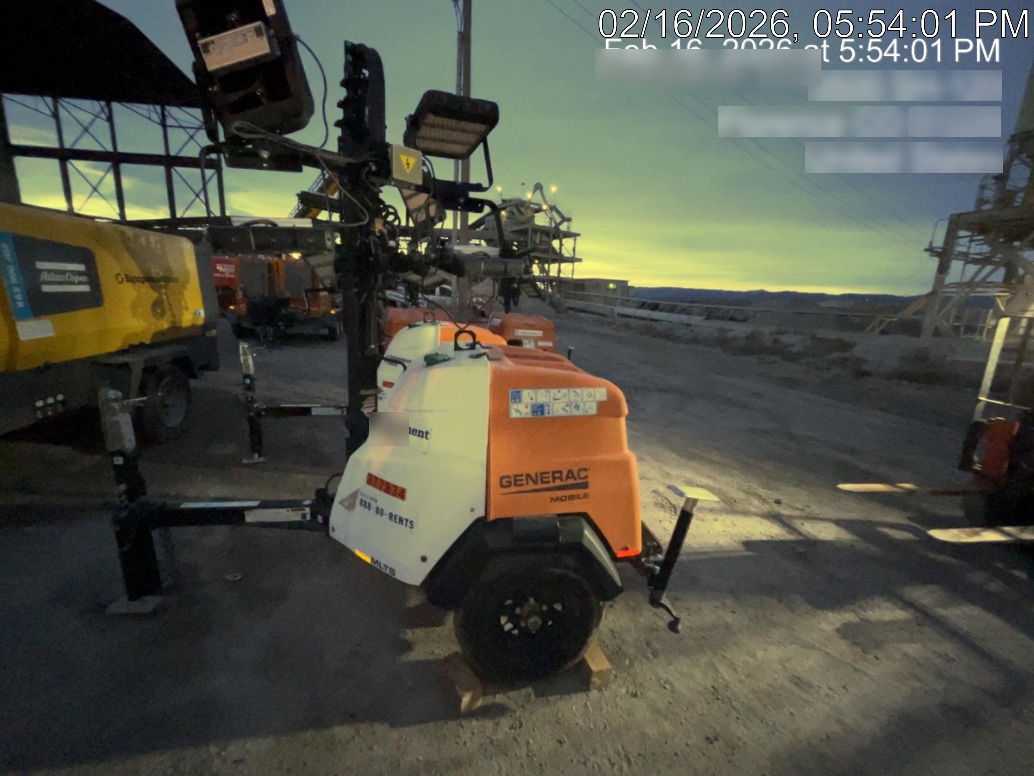 2023 Generac MLT2 Diesel, Flex Switch 120V Input, Powerzone Controller, 
(4) 320W LED Lights, 4kW Generator, 39.9 Gal Fuel Tank, 2" Ball, T3