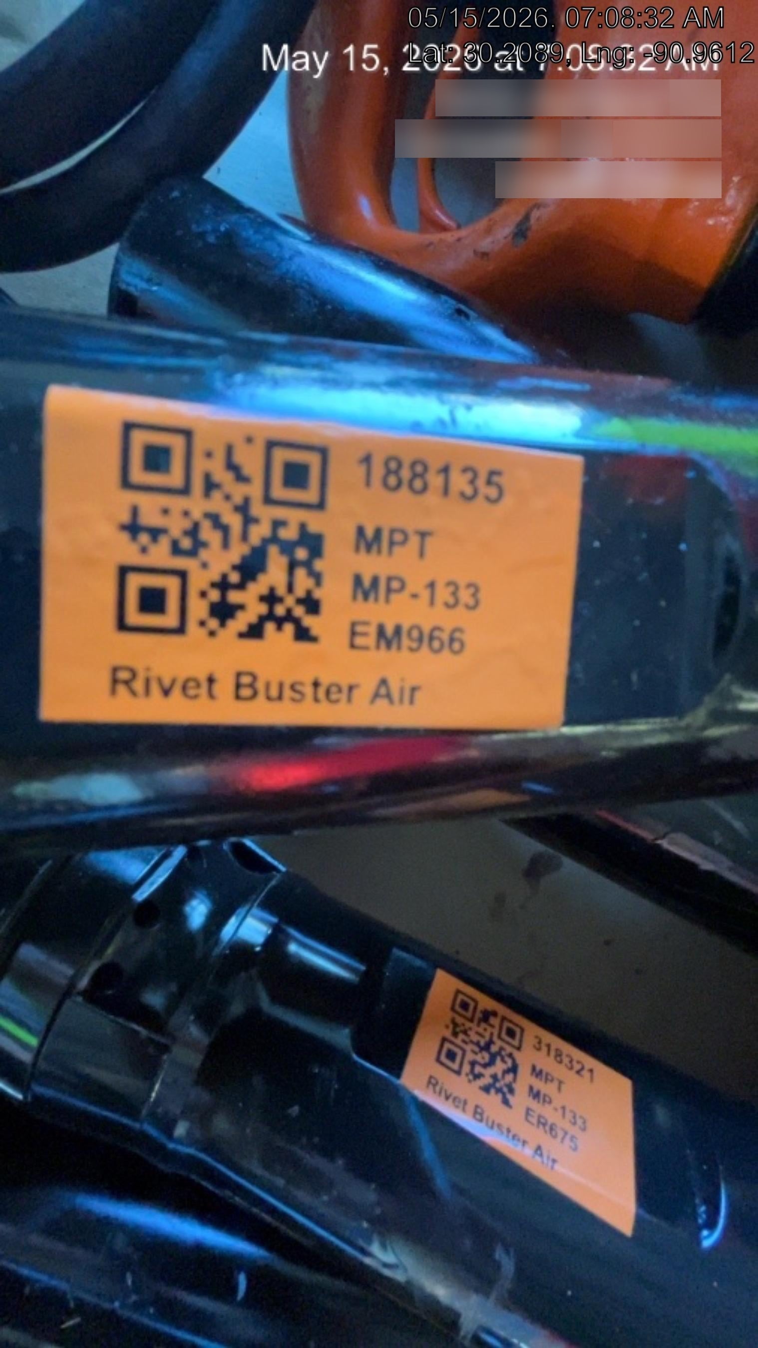 2021 MICHIGAN PNEUMATIC MP-133-ORANGE-NEP