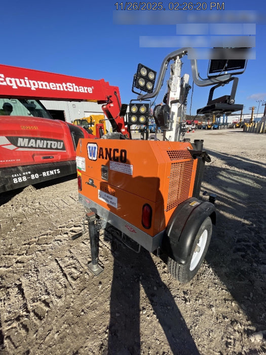 2024 Wanco WLTT-4MM4K Diesel, Deep Sea Controller, Shore Power Plug, Auto Start, (4) 350W LED Floodlights, 4kW Generator, 60 Gal Fuel Tank, 2" Ball, T3