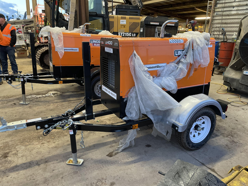 2023 Lincoln Electric LE400 Kubota V1505, Trlr, Cable Rack, Light Kit, ES Decals, T3