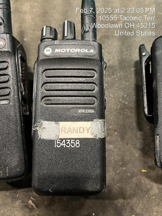 2021 MOTOROLA XPR3300E