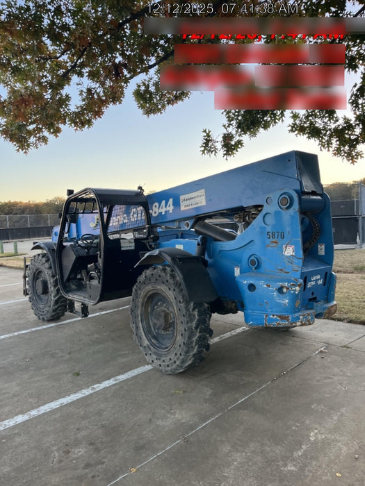 2017 Genie GTH-844 Genie GTH-844, Solid Tires, 60" carriage/forks, Open ROPS, Work Lights