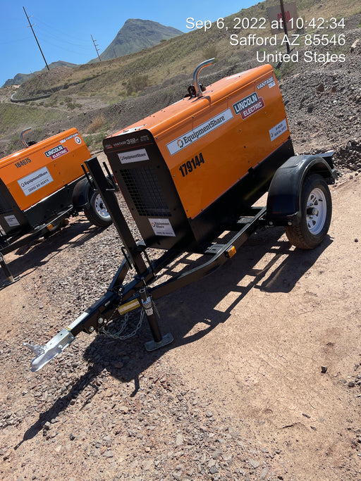 2021 Lincoln Electric Vantage 322 Vantage 322 Ready Pak 3 w/ Decals, ORANGE (includes trailer, cable rack, fender light kit) NO Telematics