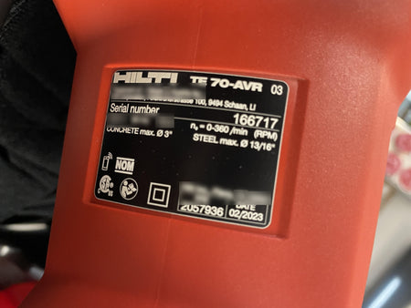 2023 HILTI TE 70-AVR