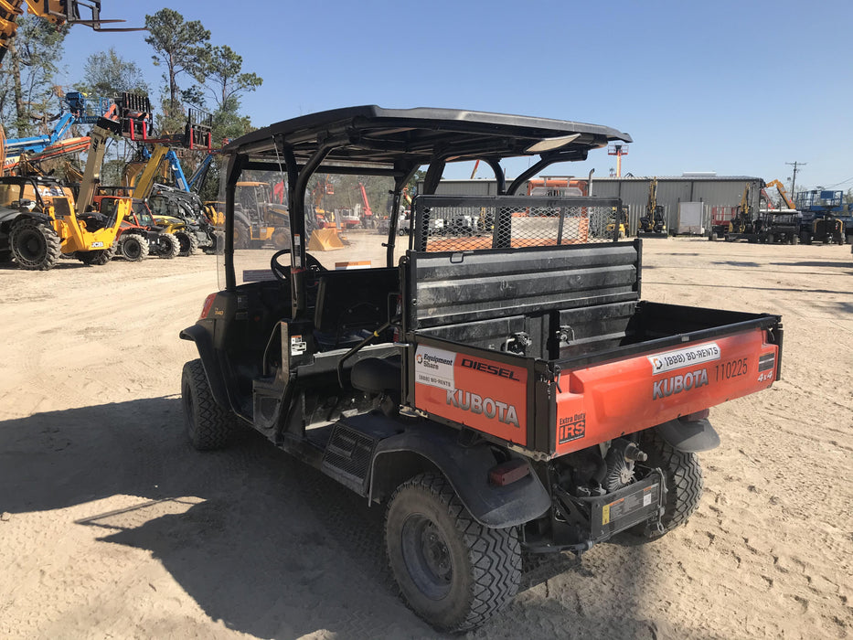 2020 Kubota RTV-X1140W-H Canopy, 4-Seater, Diesel, Windshield Acrylic Clear, Strobe Light, Backup Alarm