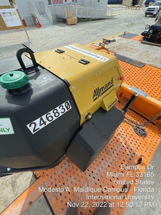 2022 Allmand NLV3GR (4) LED Light Fixture 350W, 23' Vertical Mast, 3kW Prime, Towable, ES Decals, T3