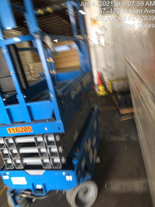 2020 Genie GS-1930 Solid Non Marking Tires, Beacon, Folding rails with half height swing gate