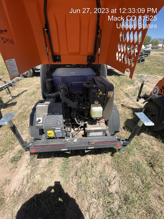 2023 Generac MLT2 Diesel, Flex Switch 120V Input, Powerzone Controller, (4) 320W LED Lights, 4kW Generator, 39.9 Gal Fuel Tank, 2" Ball, T3