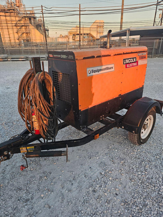 2021 Lincoln Electric Vantage 322 Vantage 322 Ready Pak 3 w/ Decals, ORANGE (includes trailer, cable rack, fender light kit) NO Telematics