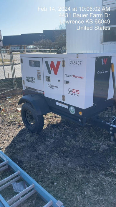 2022 WACKER NEUSON G25