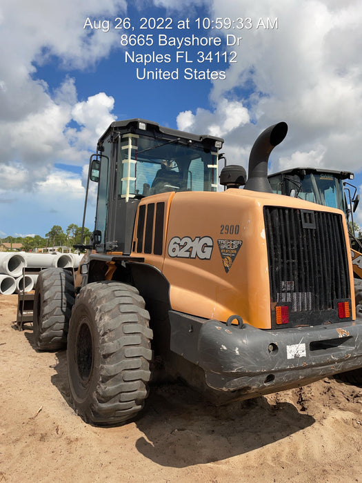 2018 Case 621G CLOSED CAB, 1 FUNCTION, JRB 416 STYLE HYD COUPLER