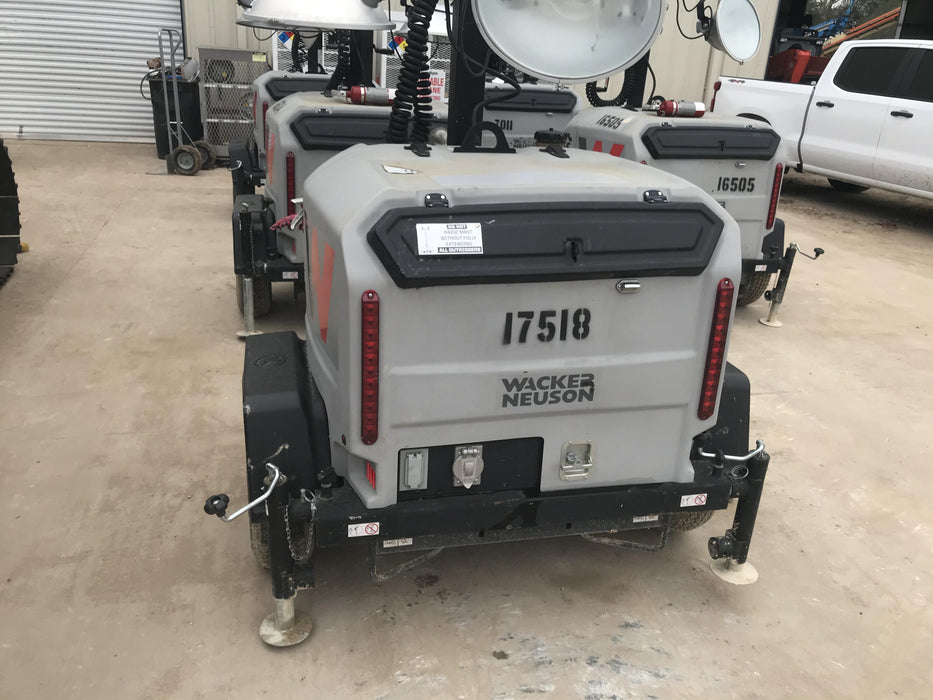 2018 Wacker Neuson LTV6K-MH Wacker Neuson LTV6K Mobile Light Tower w/Fuel Level Sensor Installed