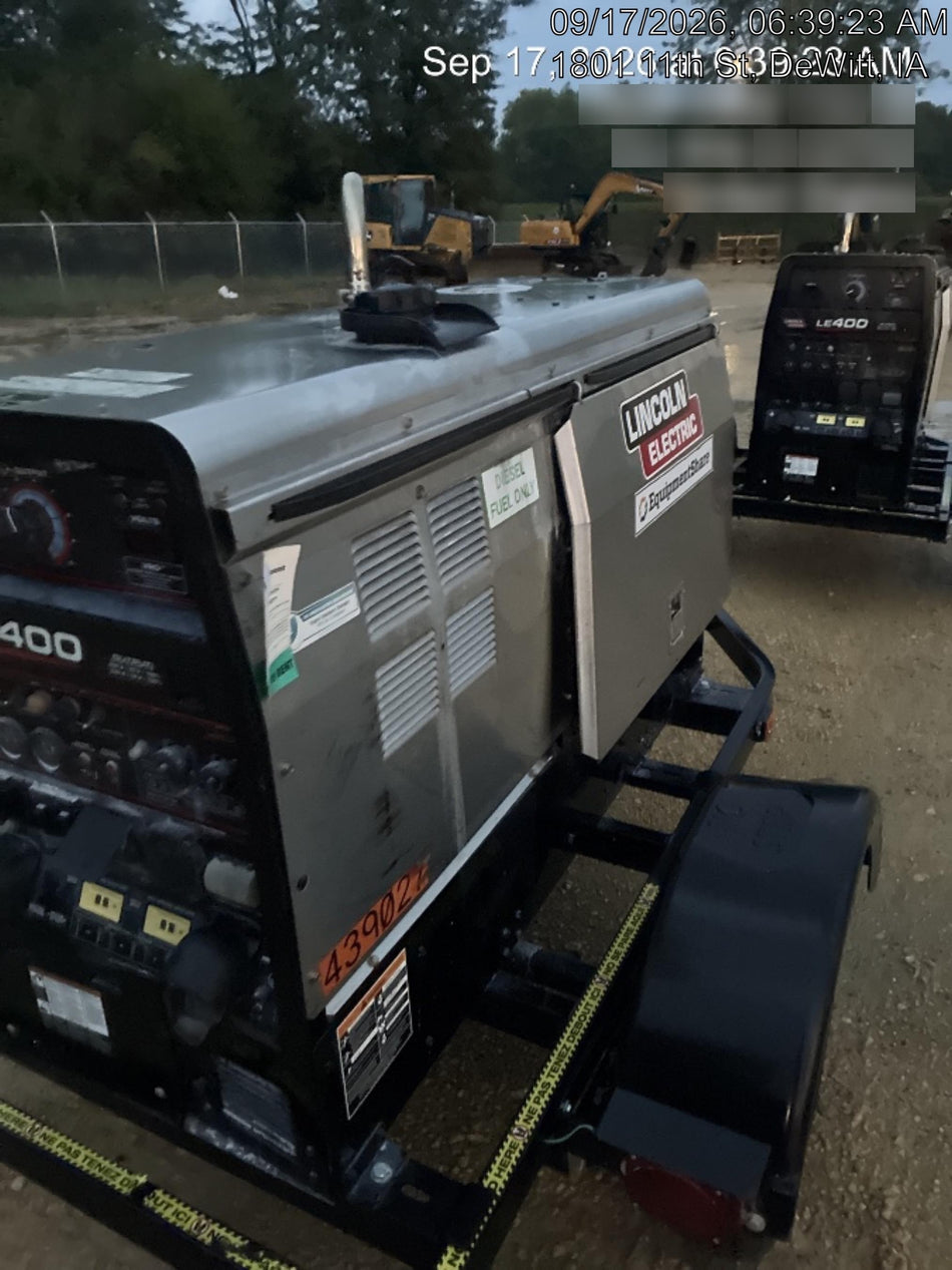 2024 Lincoln Electric LE400 Kubota V1505, Trlr, Cable Rack, Light Kit, ES Decals, T3