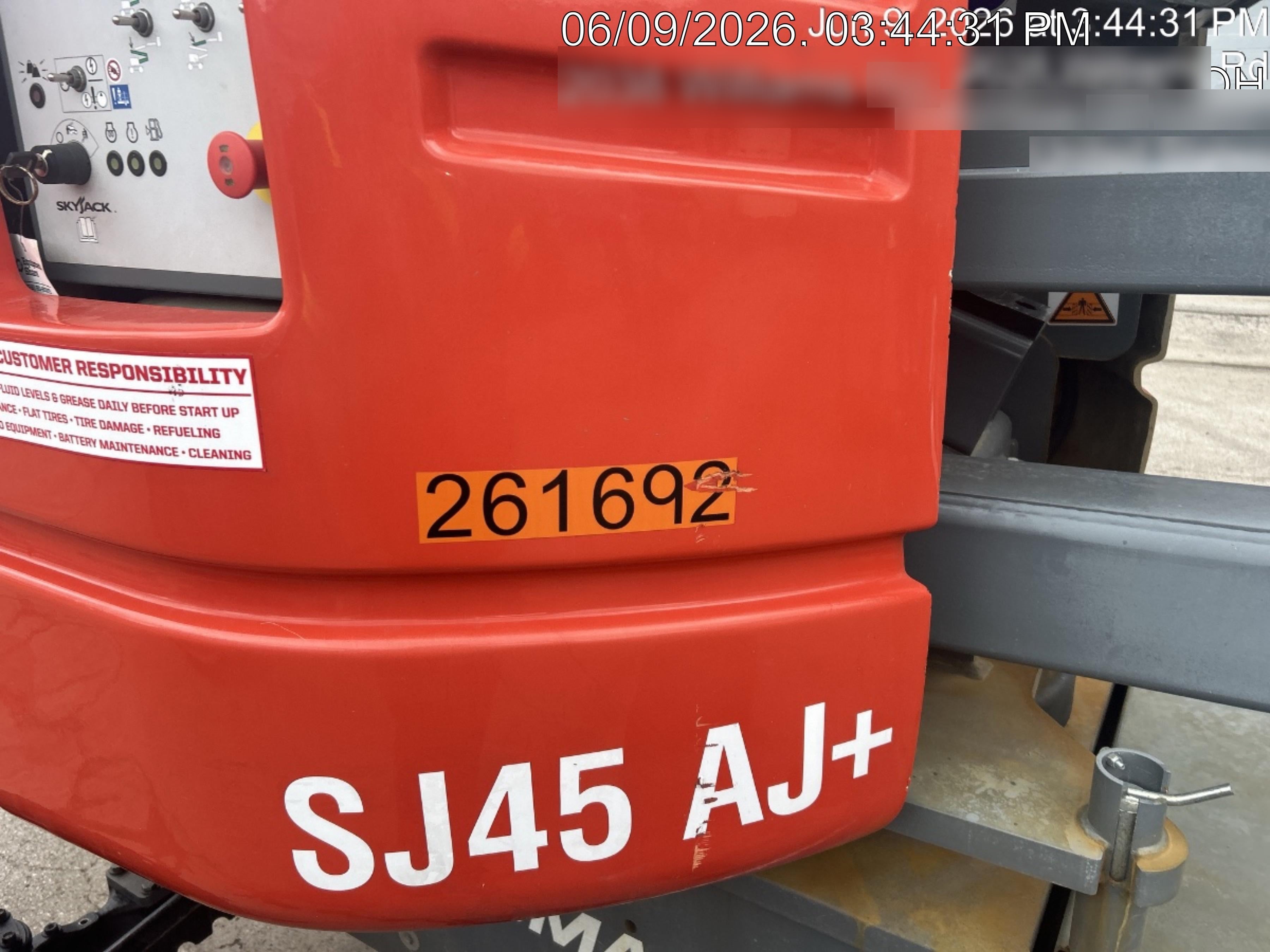 2022 SKYJACK SJ45 AJ+