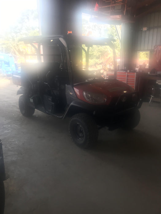 Kubota RTV-X1140W-H Plastic Canopy, Windshield Acrylic Clear, LED Strobe Light, Wire Harness Kit, Back up Alarm