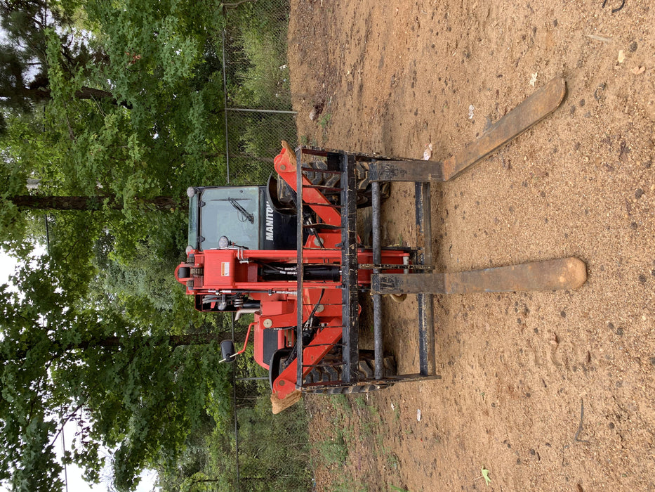 2020 Manitou MTA12055SER3 Cab/Heat/Air, Solid Tires, Amber Strobe, Lift Hook w/66" Carriage, 60" Forks