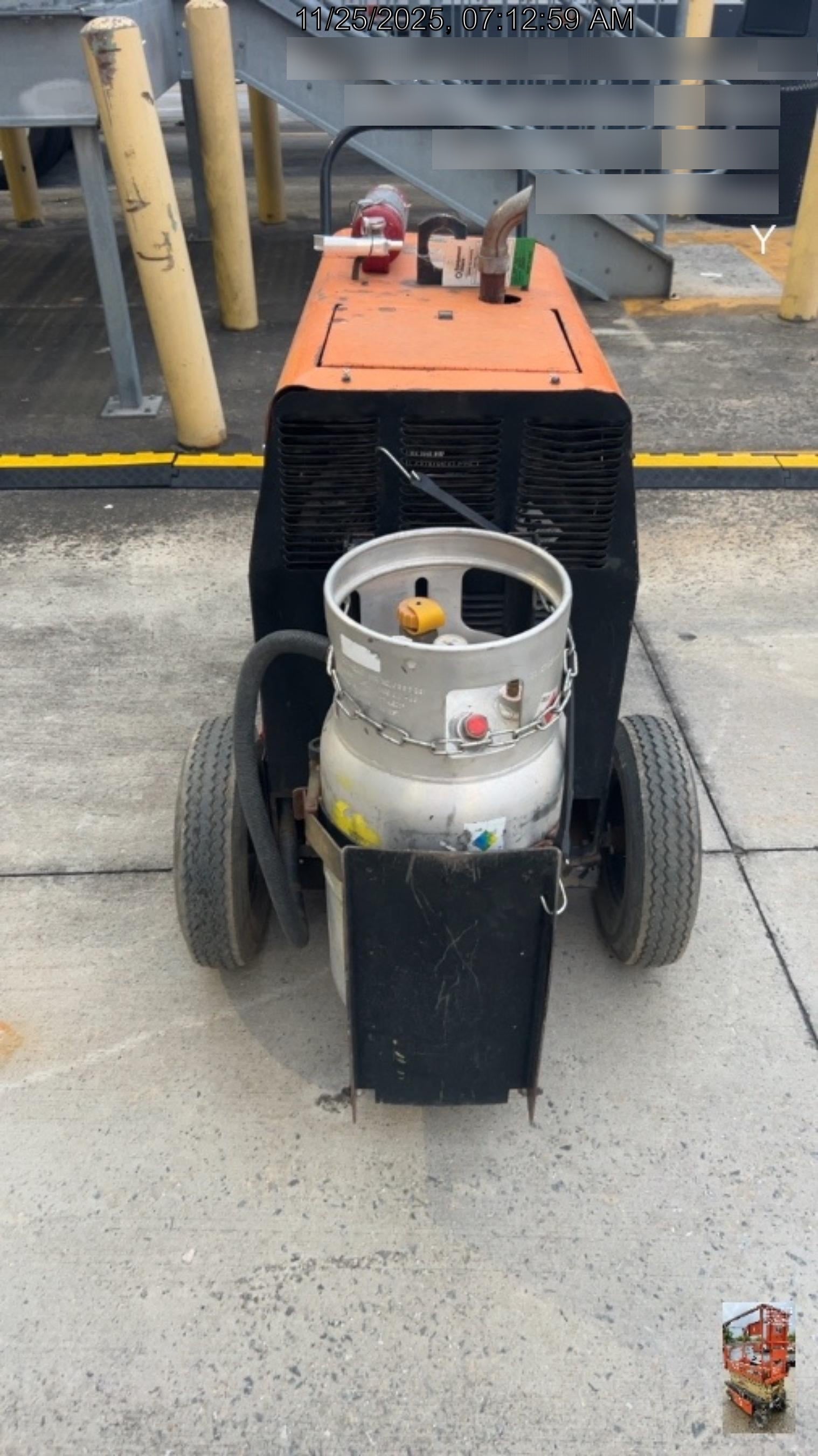 2021 Lincoln Electric Ranger 305 LPG LPG One-Pak (includes undercarriage, tank holder & tank strap) ORANGE