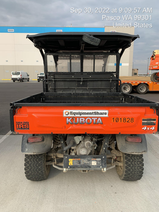 2020 Kubota RTV-X1140W-H 4WD, LED Strobe, Windshield Acrylic Clear, Plastic Canopy, Wire Harness Kit, Backup Alarm