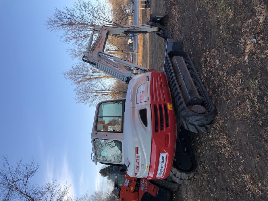 2019 Takeuchi TB290 Takeuchi TB290 Cab/Heat/AC w/Rubber Tracks, Auxiliary Hydraulics, Dozer Blade, Manual QC, 18/24/36" Buckets, Hydraulic Thumb Installed
