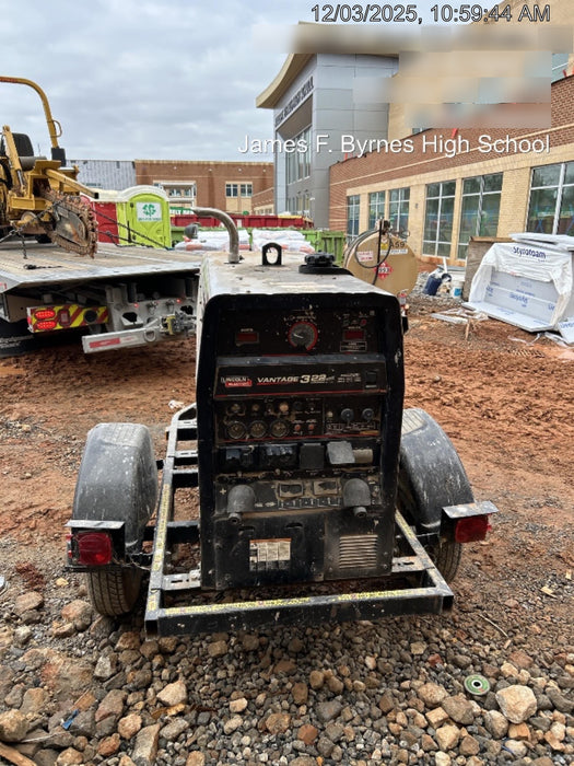 2020 Lincoln Electric Vantage 322 Welder Ready-Pak 3, w/ GPS & Decals (includes trailer, cable rack, fender light kit)