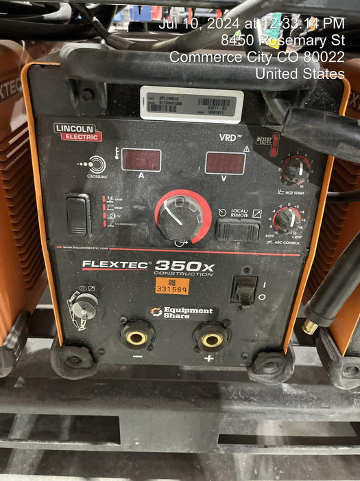 2023 LINCOLN ELECTRIC FLEXTEC 350X