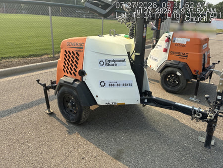 2024 Generac MLT2 Diesel, Flex Switch 120V Input, Powerzone Controller, 
(4) 320W LED Lights, 4kW Generator, 39.9 Gal Fuel Tank, 2" Ball, T3