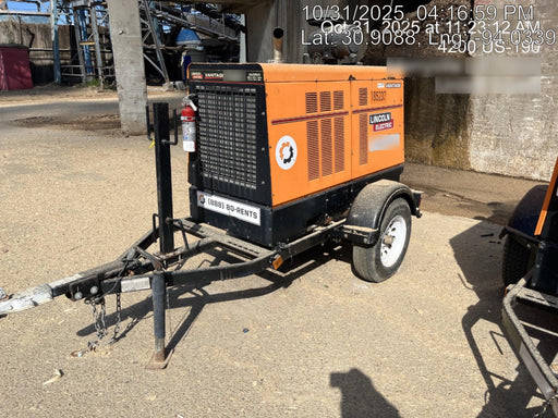 2021 Lincoln Electric Vantage 549X Ready Pak 3, ORANGE (includes trailer, cable rack, fender light kit)