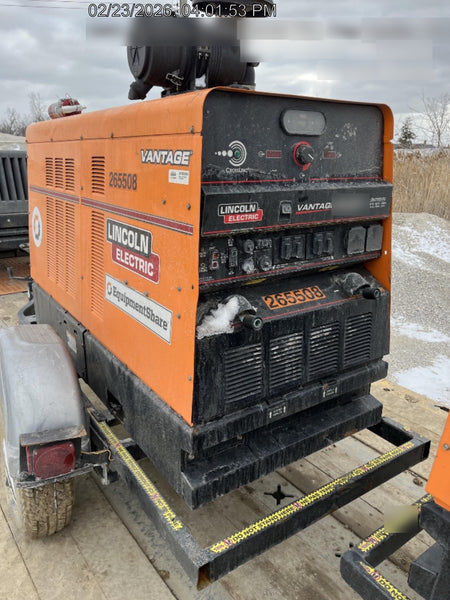 2022 Lincoln Electric Vantage 549X Crosslink Technology, Trailer Mounted, ES Decals, T3