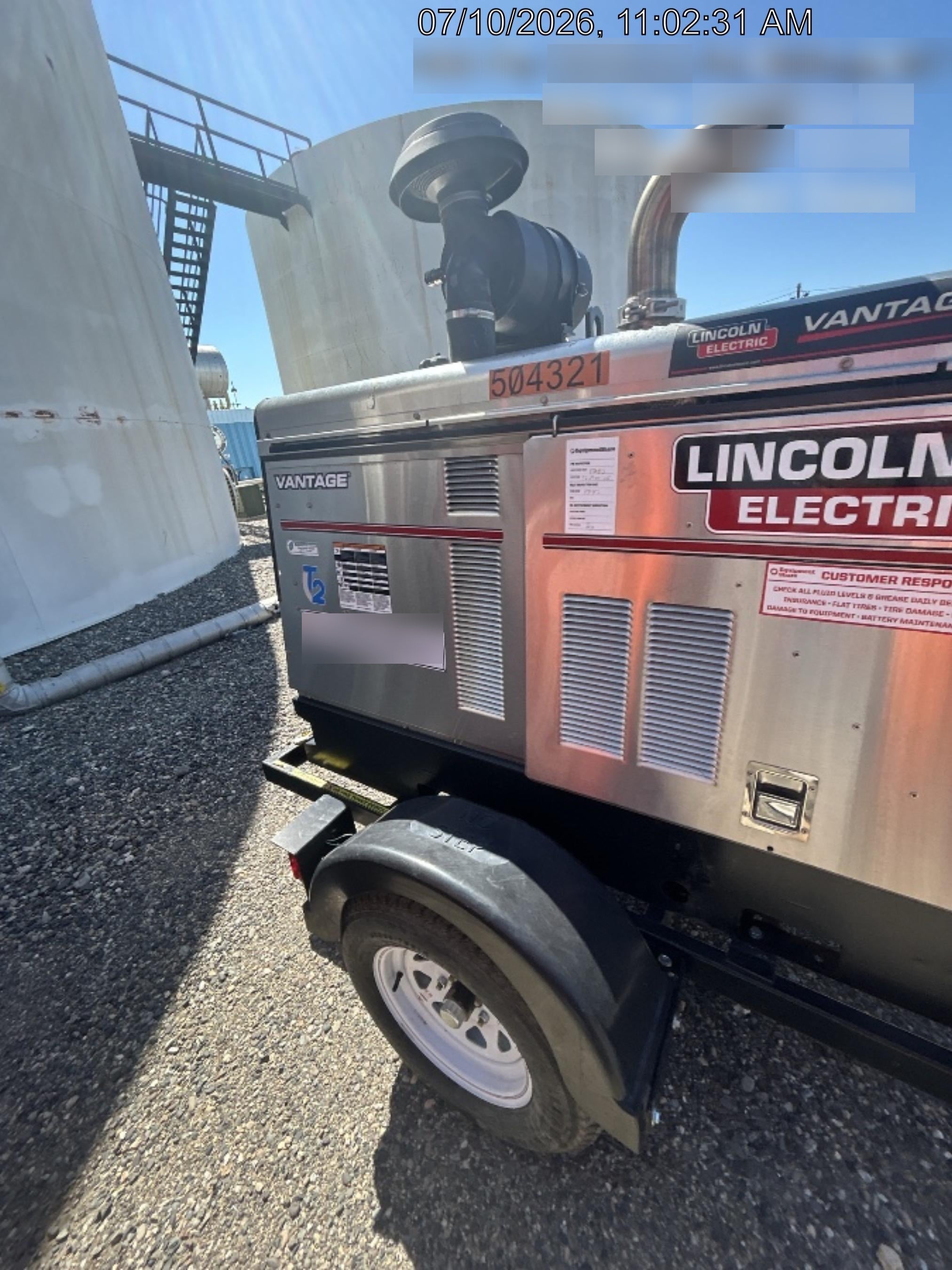2025 LINCOLN ELECTRIC Vantage 549X