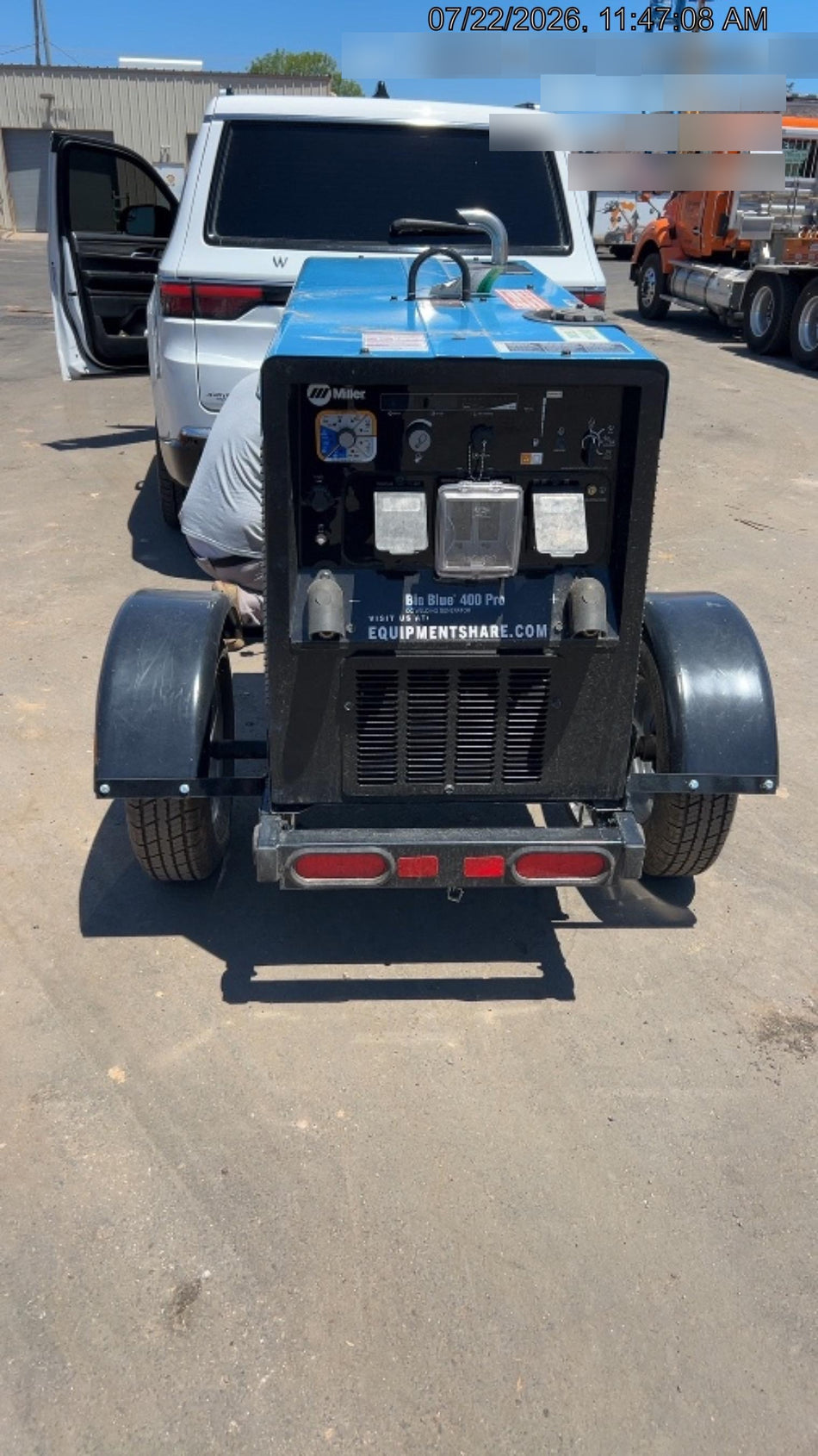 2026 MILLER ELECTRIC BIG BLUE 400