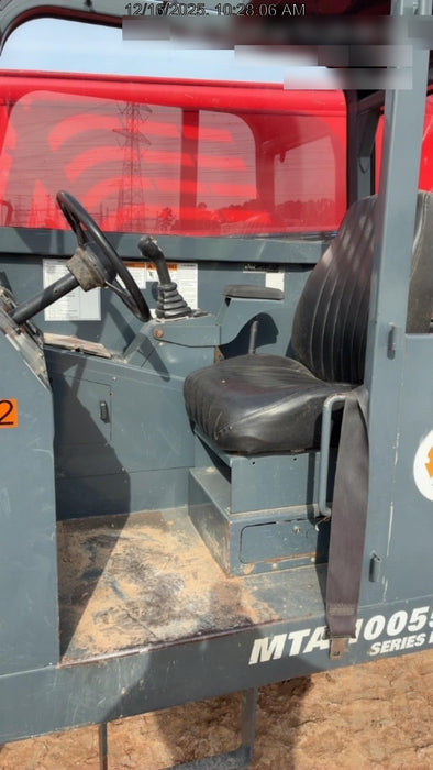 2019 Manitou MTA10055 Manitou MTA10055 - 120 HP T4, Canopy, Worklights/Strobe, Beacon, 66" Carriage, 60" Forks, Solid Tires, Lift Hook, Aux Hydraulics