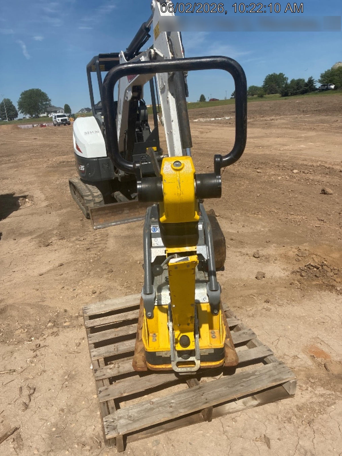 2020 Wacker Neuson DPU4545HEH Walk Behind Reversible Plate Compactor, Diesel