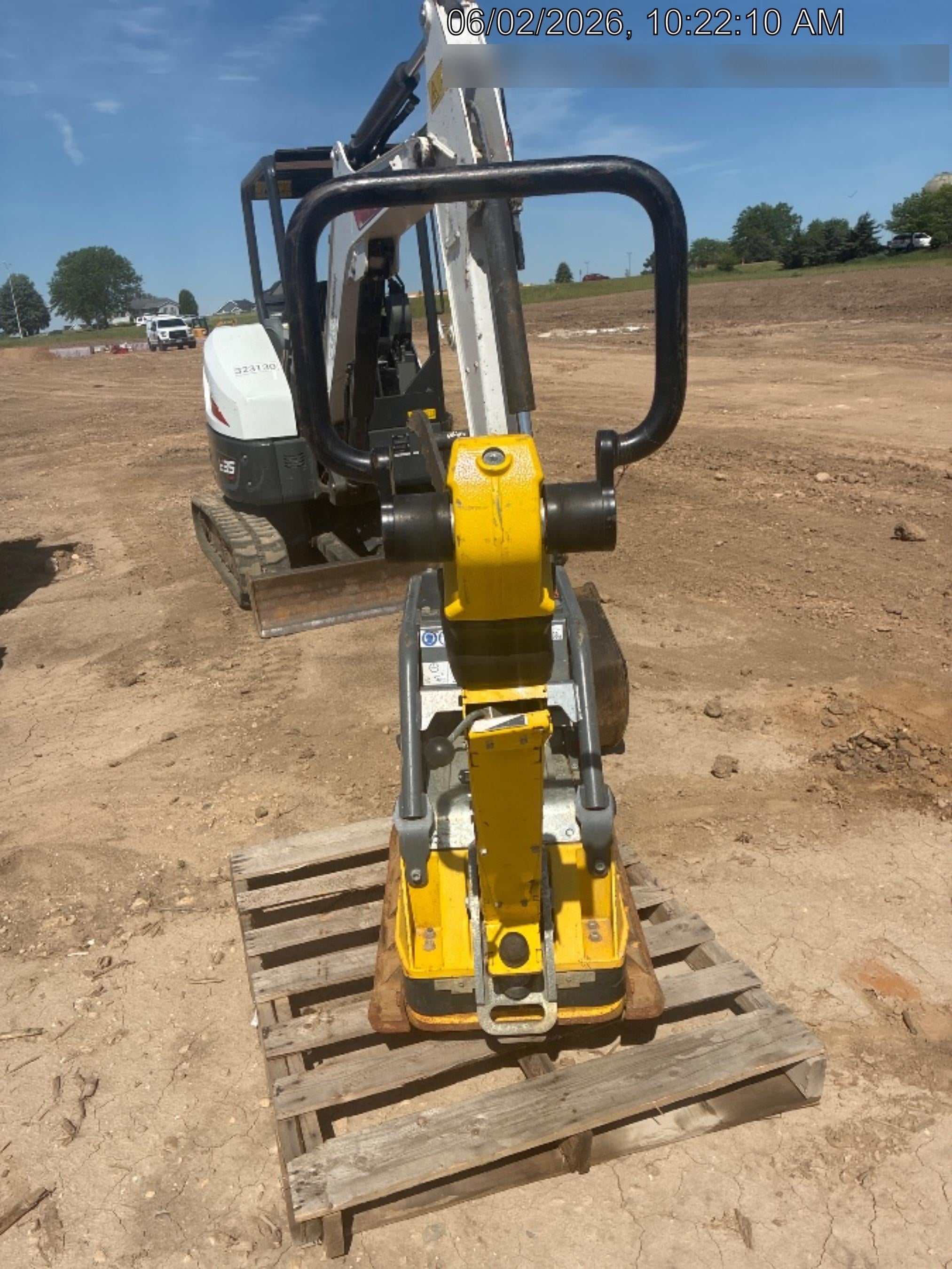 2020 Wacker Neuson DPU4545HEH Walk Behind Reversible Plate Compactor, Diesel