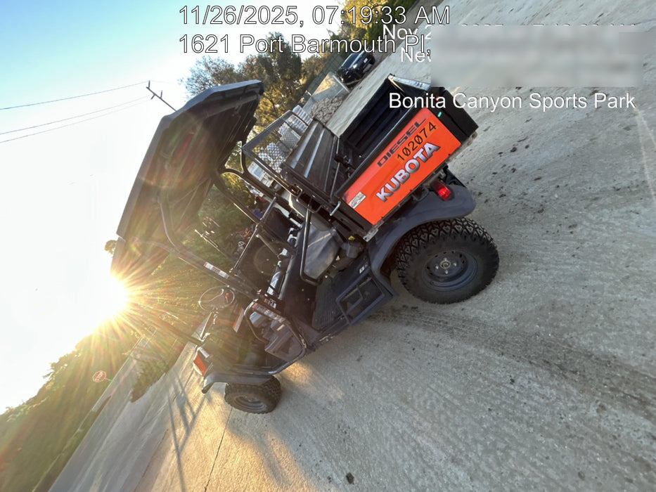 Kubota RTV-X1140W-H 4WD, LED Strobe, Windshield Acrylic Clear, Plastic Canopy, Wire Harness Kit, Backup Alarm