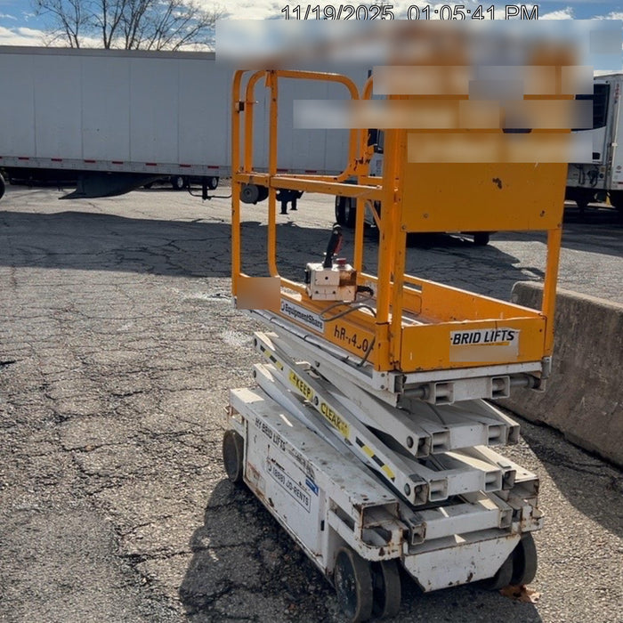 Custom Equipment HB-1430 Hy-Brid Scissor Lift
Platform capacity up to 670 lbs
Working height up to 20 ft
Weighs under 1,700 lbs
Non-marking wheels