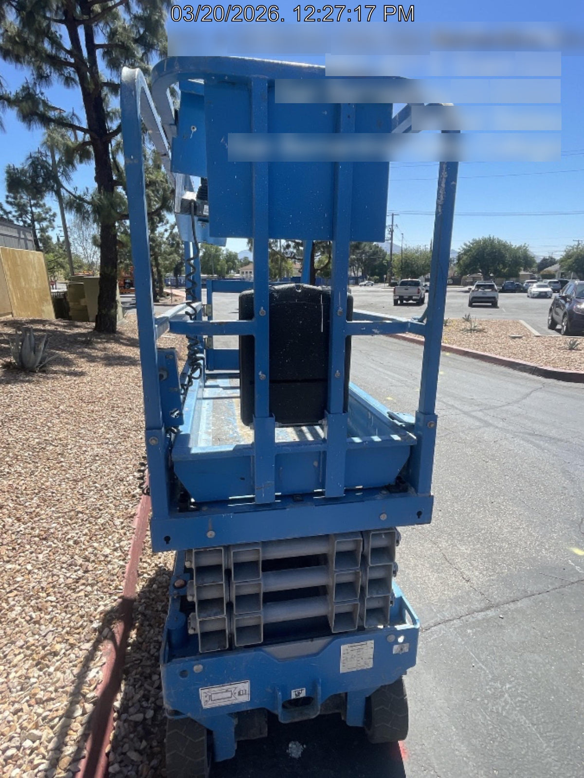 2019 Genie GS-1930 Half Height Swing Gate, 800W Inverter