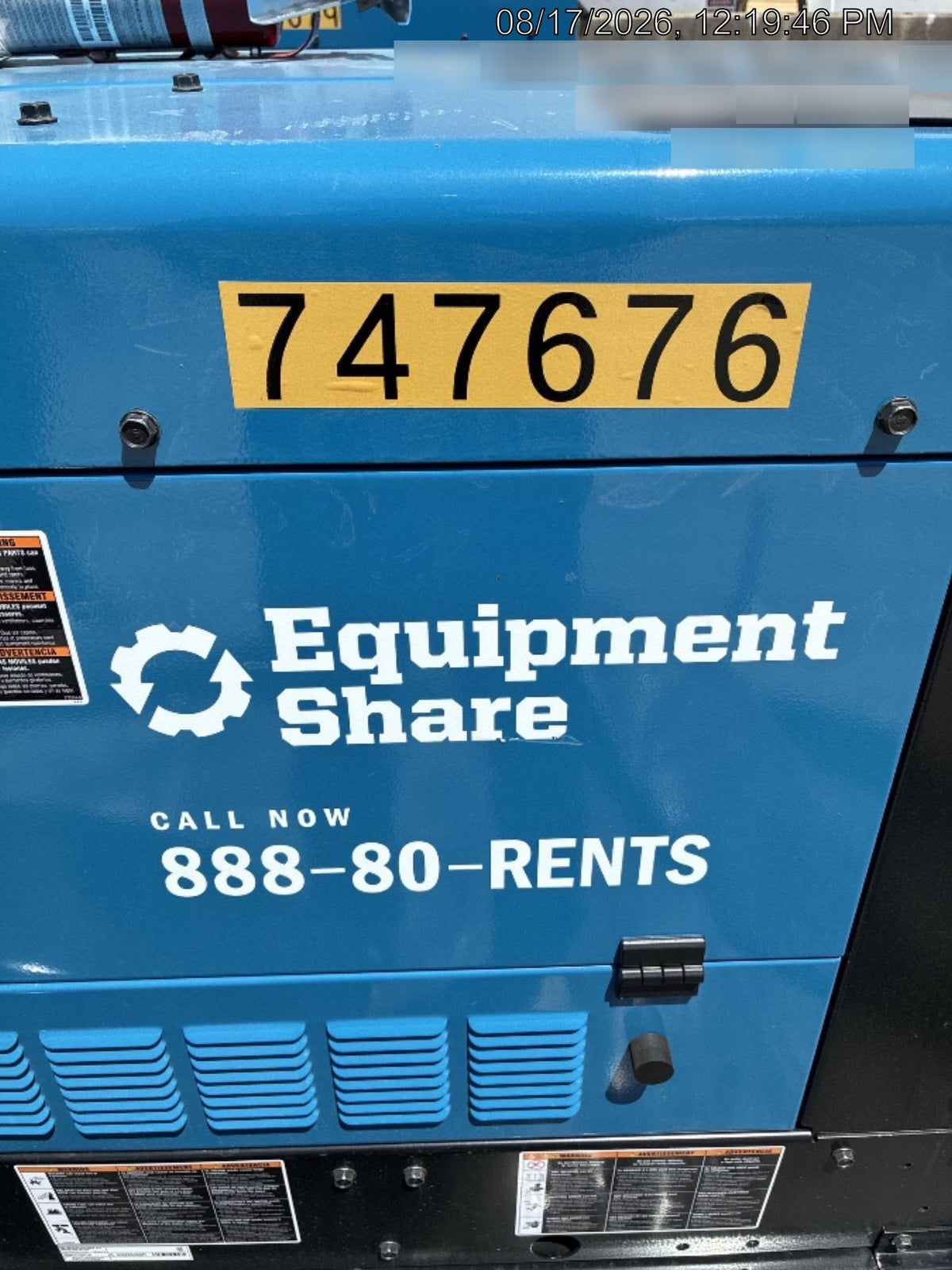 2026 MILLER ELECTRIC BIG BLUE 400