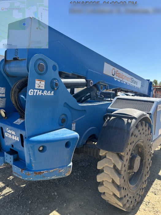 2018 Genie GTH-844 GTH-844 w/Open ROPS, Solid Tires, beacon/work lights, 60" carriage/forks