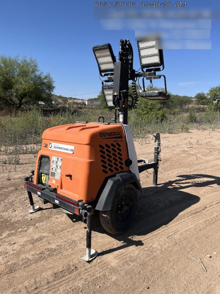 2024 Generac MLT2 Diesel, Flex Switch 120V Input, Powerzone Controller, 
(4) 320W LED Lights, 4kW Generator, 39.9 Gal Fuel Tank, 2" Ball, T3