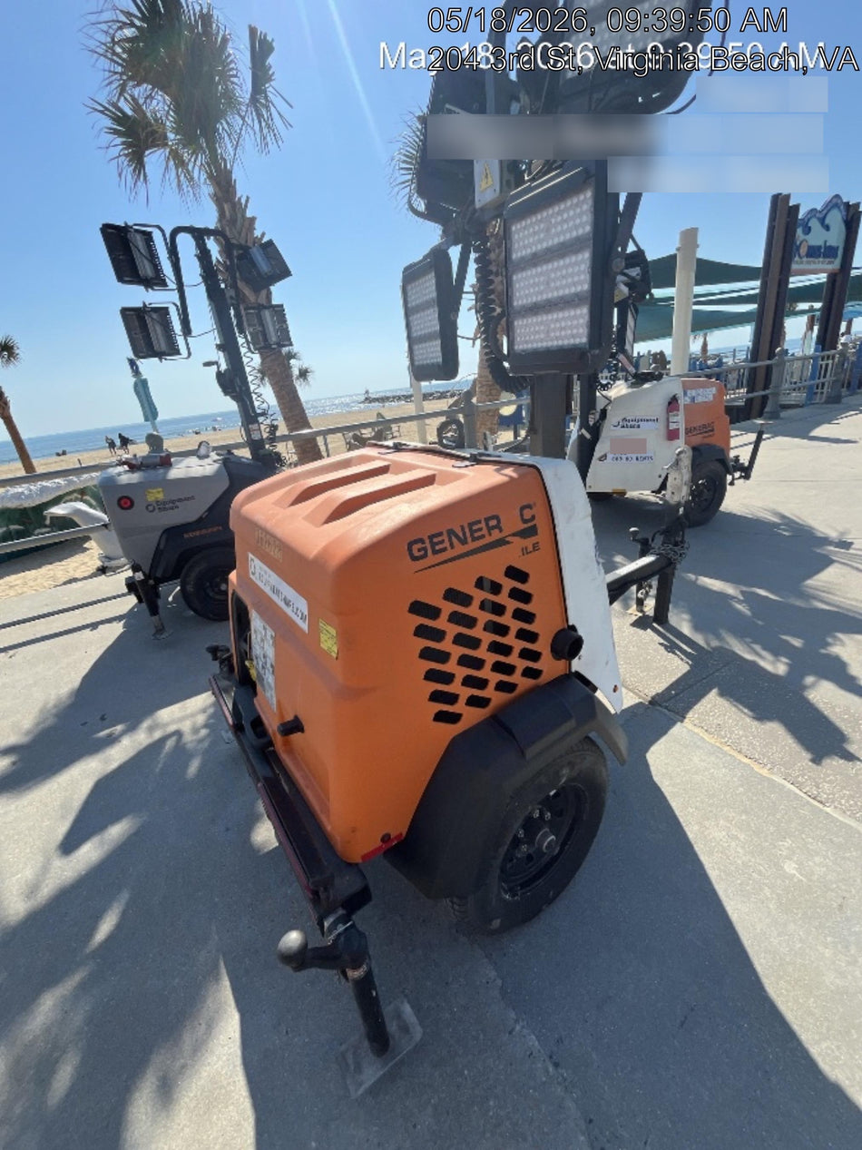 2023 Generac MLT2 Diesel, Flex Switch 120V Input, Powerzone Controller, 
(4) 320W LED Lights, 4kW Generator, 39.9 Gal Fuel Tank, 2" Ball, T3