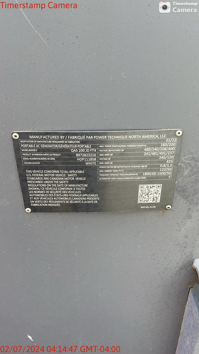 2022 ATLAS COPCO QAS200