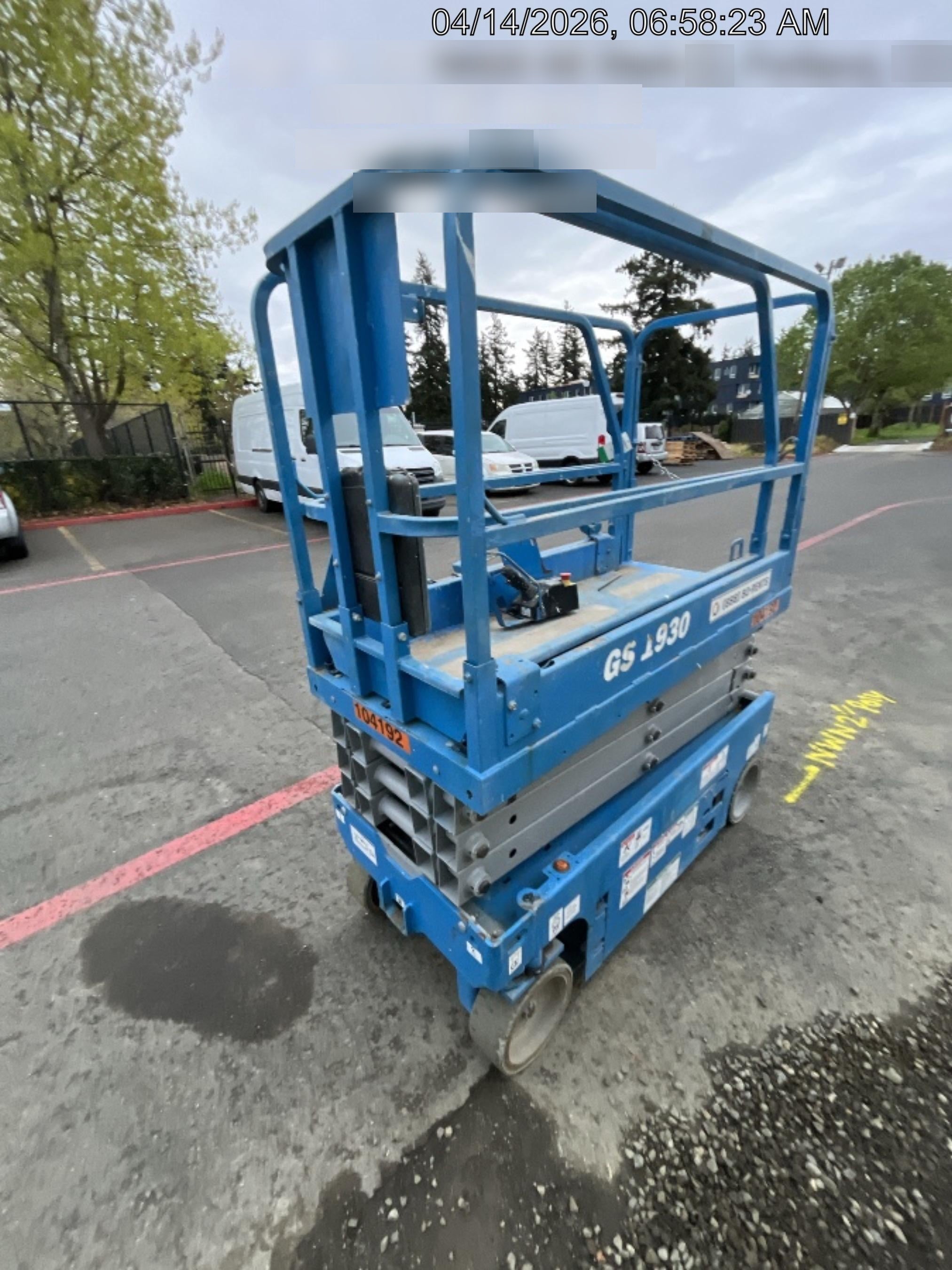 2020 Genie GS-1930 Standard Machine, 800W Inverter