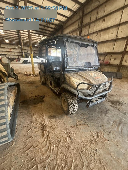 2020 Kubota RTV-X1140RL-A 4wd Utility Cart, Diesel, 4 Seat, LED Strobe, Windshield Polycarbonate HC, Plastic Canopy, Wire Harness Kit, Backup Alarm