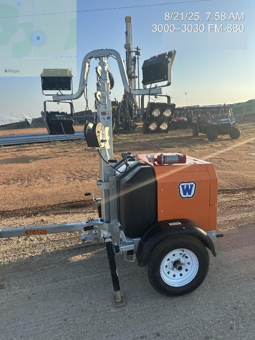 2024 Wanco WLTT-4MM4K Diesel, Deep Sea Controller, Shore Power Plug, Auto Start, (4) 350W LED Floodlights, 4kW Generator, 60 Gal Fuel Tank, 2" Ball, T3