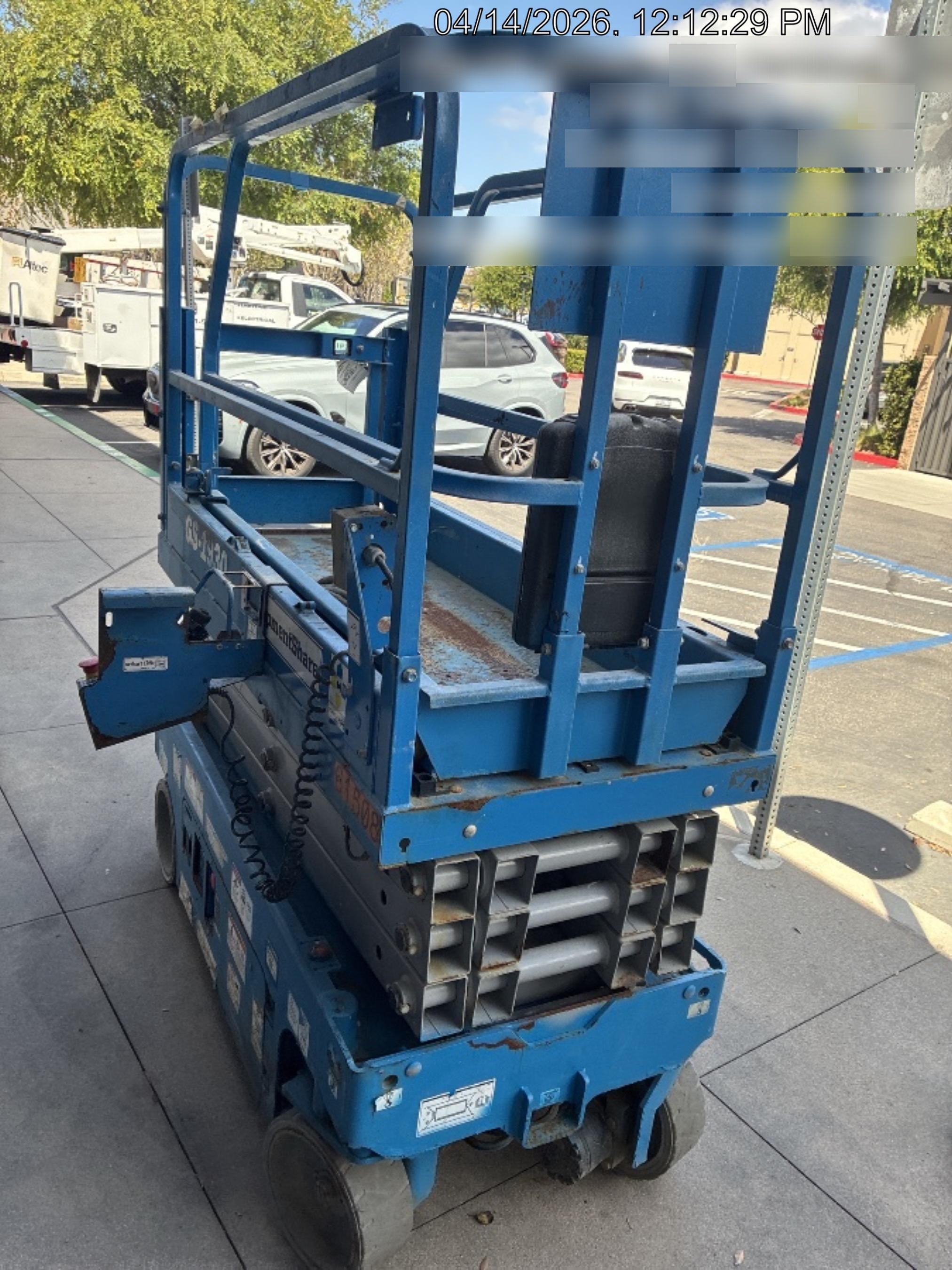 2020 Genie GS-1930 Solid Non Marking Tires, Beacon, Folding rails with half height swing gate