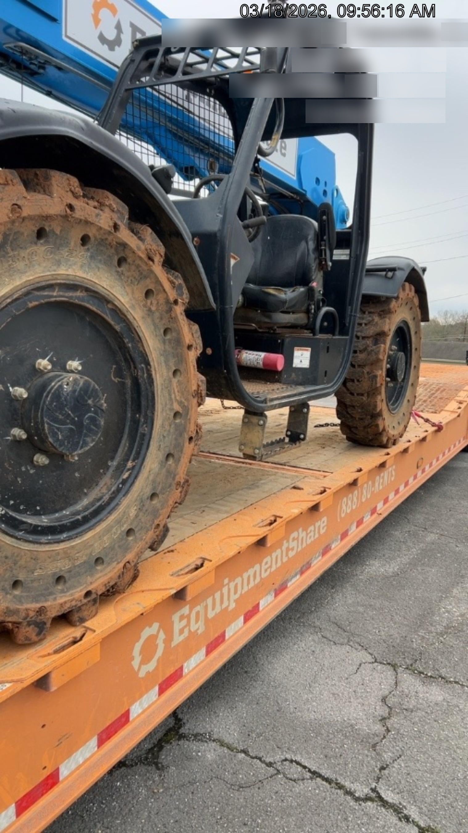 2019 Genie GTH-636 Canopy, Solid RT Tires, LED Work Lights, Beacon 60" QA Carriage, 48" Forks