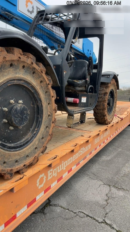 2019 Genie GTH-636 Canopy, Solid RT Tires, LED Work Lights, Beacon 60" QA Carriage, 48" Forks
