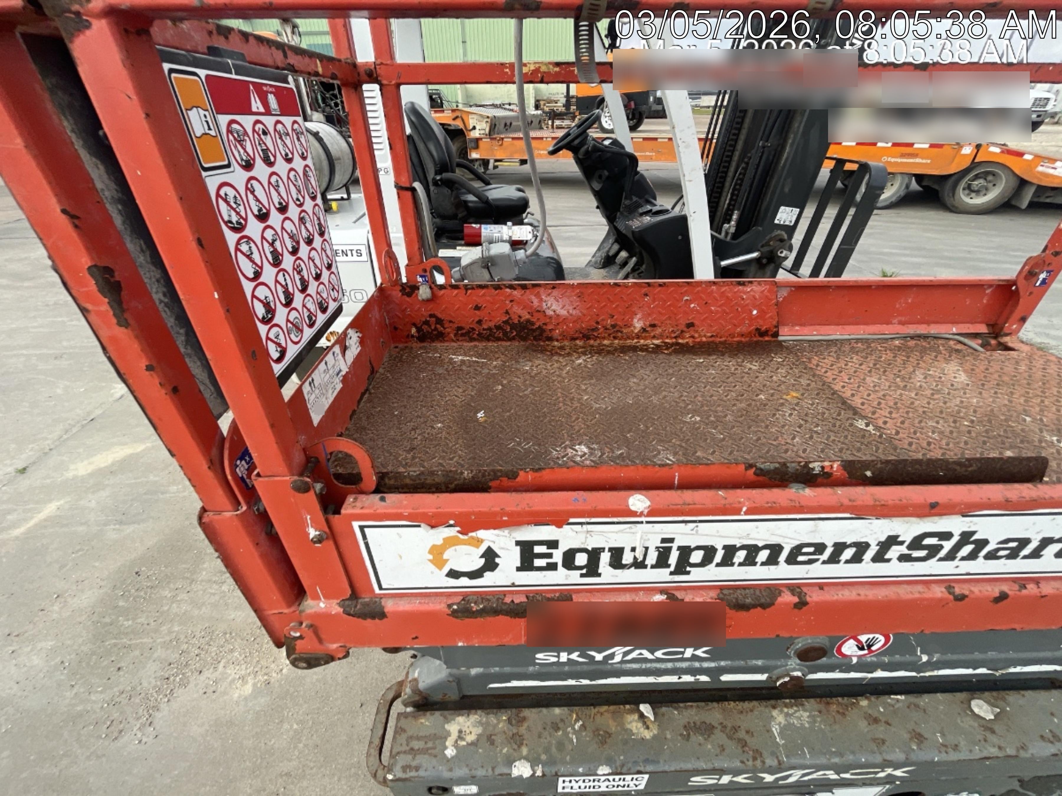 2019 Skyjack SJIII-3219 Standard Options