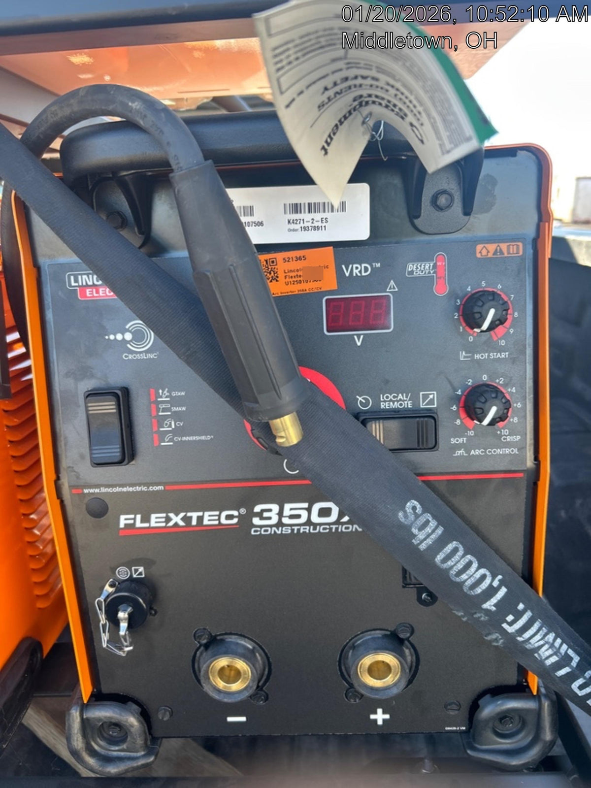 2025 LINCOLN ELECTRIC FLEXTEC 350X