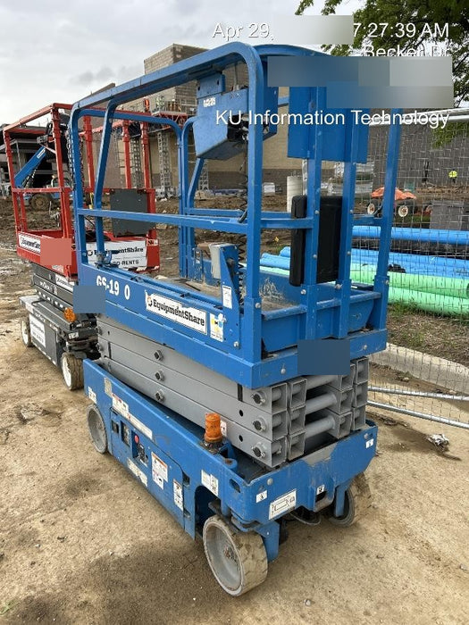 2019 Genie GS-1930 Genie GS-1930 Standard Options, EE Rated